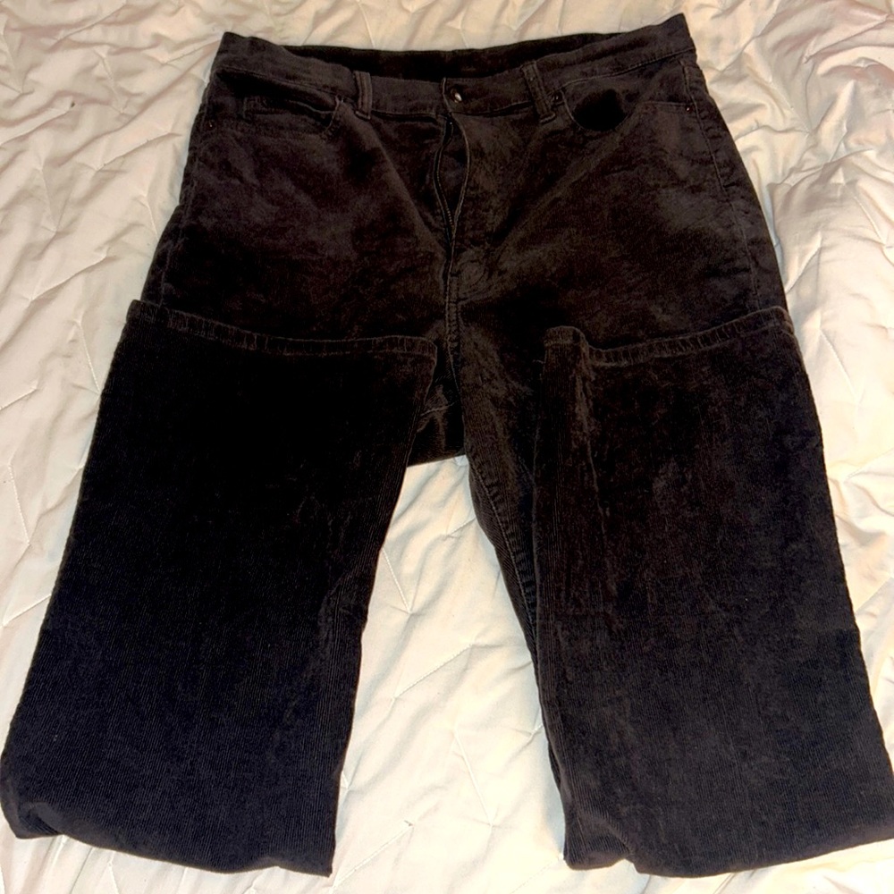 corduroy flare pants